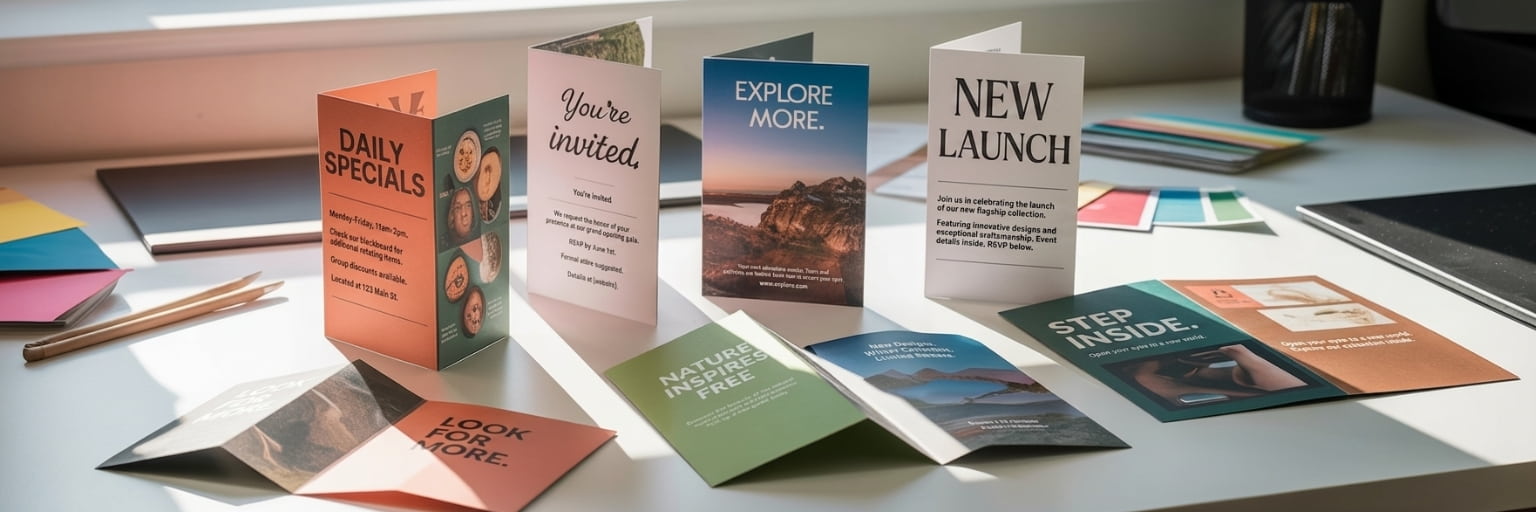7 Totally Unique Ways to Use Folded Leaflets